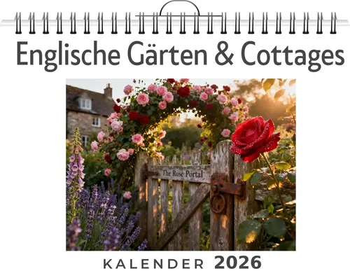 Charlotte Hoffmann | Englische Gärten & Cottages | Kalender | Deutsch | 2026