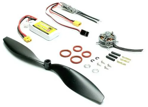 Pichler Modellbau Pulsar Shocky Pro 2204 - Brushless Elektromotor 1800 kV, Plug & Play Set für Indoor-Modelle mit über 400g Standschub