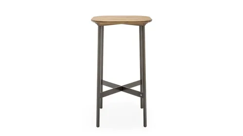 Rolf Benz Stehtisch Bartisch Tresentisch 935 Eiche Metall grau B65 H100