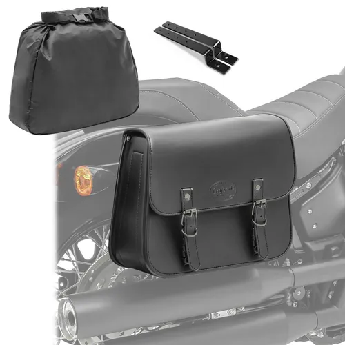 Satteltasche + Halter für Honda Shadow VT 600 C Laredo rechts