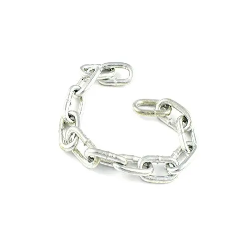 1m Rundstahlkette 4mm Kette Din 766 Stahl verzinkt kurzgliedrig