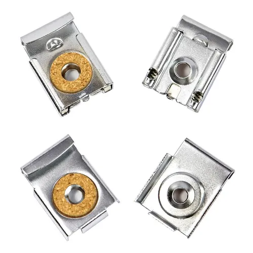 4x Spiegelklammern Set Spiegelhalterung Spiegelbefestigung Bilderaufhänger Clips