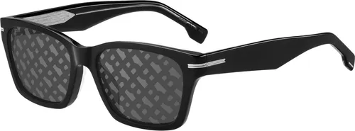 HUGO BOSS BLACK Sonnenbrille BOSS 1739 807 MD – Stilvoller UV-Schutz - Moderne Unisex Sonnenbrille mit 100% UV-Schutz. Leichtes Kunststoffdesign und trendige runde Form für optimalen Tragekomfort im Alltag.