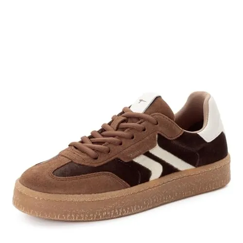 Tamaris Damen Sneaker Low braun (Brown Comb), 39
