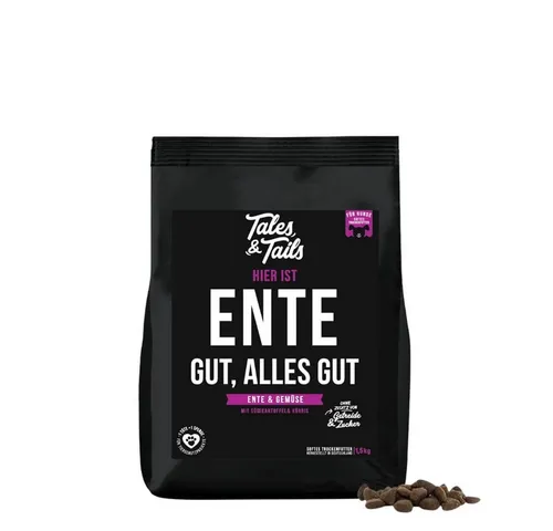 Tales & Tails Softtrockenfutter Ente gut, alles gut, Trockenfutter für: Hunde