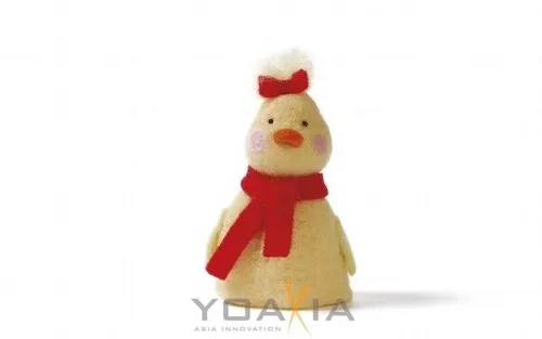 Eierwärmer Tiermotiv [ Entenküken gelb ] für den fröhlichen Frühstückstisch 10cm