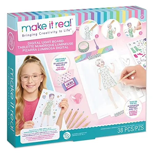 Make It Real Digitale Leuchttafel, Rosa