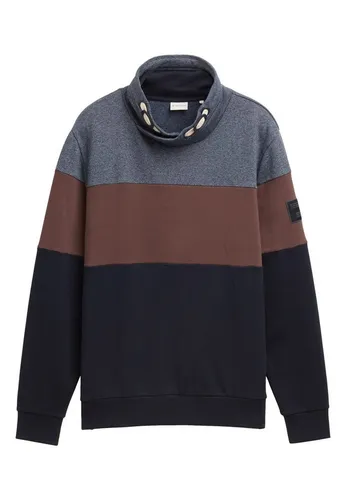 TOM TAILOR Sweatshirt Sweatshirt Pullover ohne Kapuze (1-tlg)