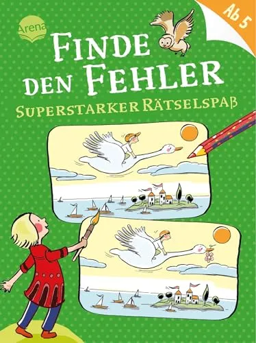 Finde den Fehler. Superstarker Rätselspaß