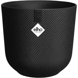 Elho Pflanzentopf Jazz Ø 26 cm x 24 cm Schwarz in schwarz von Elho