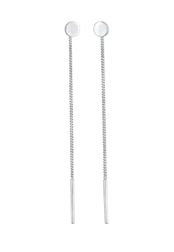 Elli Paar Ohrhänger aus Silber 925 - Ohrhänger aus hochwertigem Sterlingsilber, glänzend und ideal für jeden Anlass – perfekt für festliche Feiern oder den Alltag.