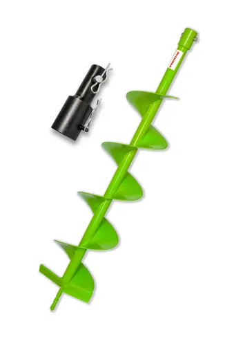 WERHE Erdbohrer für bohrmaschine mit Stihl adapter ⌀150 mm, 80cm länge