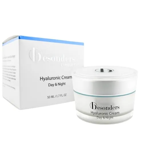 besonders Hyaluron Creme Tag & Nacht 50 ml - Hochdosierte Feuchtigkeitscreme für strahlende Haut - Tagespflege mit 3-fach Hyaluron, Squalan und Jojobaöl für maximale Feuchtigkeit und ein jugendliches Hautbild. Ideal für alle Hauttypen und vegan.