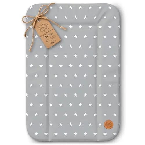 Wickelauflage abwaschbar und wasserdicht 70x50 cm - Vielseitige Wickelunterlage für Wickeltisch und Kommode - Diese abwaschbare Wickelauflage ist ideal für Wickeltische, Kommoden oder unterwegs. Die wasserdichte Oberfläche ermöglicht eine einfache Reinigung. Hergestellt aus robusten Materialien, bietet sie Komfort und Langlebigkeit.