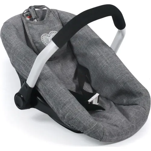 Bayer Chic 2000 708-76 Puppen-Autositz - Puppen-Babyschale für Puppen bis 50 cm, mit ergonomischem Softgriff und schwenkbarem Trage-Griff, ideal für kleine Puppenmamas und -papas.