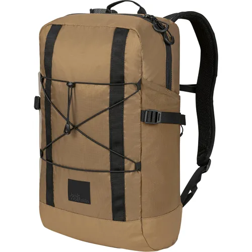 Jack Wolfskin WANDERTHIRST 20 Wanderrucksack - Wanderrucksack in dunelands, Einheitsgröße; kompakt, mit gepolsterten Trägern und optimalem Tragekomfort für Tageswanderungen.