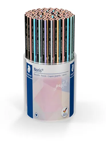 STAEDTLER Bleistift Noris® Köcher Bleistift N. 72 PA - Druckbleistifte in Dreikantform, bruchfest und fördert die richtige Schreibhaltung. Ideal für entspanntes Schreiben und Malen, perfekt für Schule und Büro.