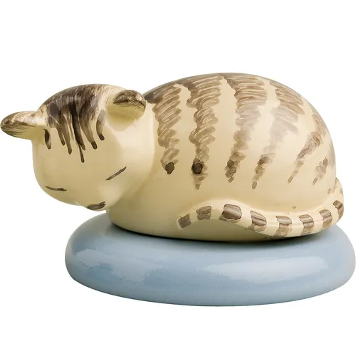 Wendt & Kühn Sammelfigur Katze grau getigert - Figuren & Skulpturen aus hochwertigem Holz, detailverliebt gestaltet und perfekt für Sammler oder als dekoratives Geschenk.
