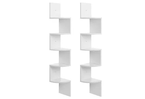 VASAGLE Eckregal, 2-tlg. mit 5 Ablagen von VASAGLE