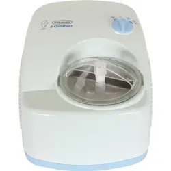 De Longhi ICK 5000 Eiscremeautomat - Kompressor, 1,2 Liter Edelstahlbehälter, einfache Reinigung und perfekte Eiscreme in Minuten