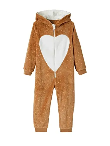 Vertbaudet Mädchen Overall/Onesie Fuchs Hellbraun 98/104