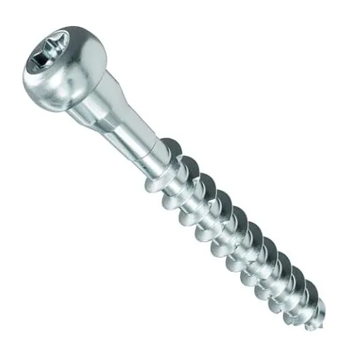 Holzverbinderschrauben 30-70 mm 250 Stk. | Holzschrauben, Winkelbeschlagschrauben, Beschlagschrauben, TX 20 Vollgewinde mit Schaftansatz 5,0 x 60 mm - 250 Stück