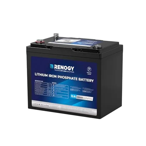 Renogy 12V 100Ah Trolling Motoren LiFePO4 Lithium Batterie mit Bluetooth, 150A BMS 6000+ Zyklen Deep-Cycle-Batterien, 12V Solarbatterie 100Ah Akku für Trolling-Motor, kabinen, Marine, Wohnmobile, IP67
