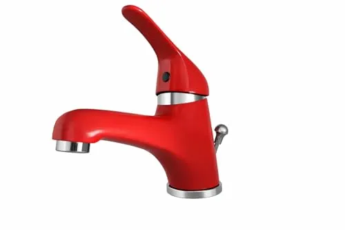 Wagner Waschbeckenarmatur Rot in rot von Wagner