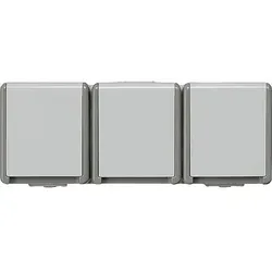 Aufputz-SCHUKO-Steckdose 3-fach IP44 von Siemens