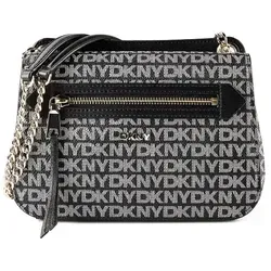 DKNY Bryant Schultertasche 22 cm in Schwarz - Elegante DKNY Bryant Schultertasche mit 22 cm, ideal für den täglichen Einsatz. Stilvolles Design und praktische Größe für alle Essentials.