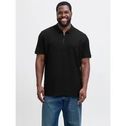 JACK & JONES Plus Size Poloshirt für Herren - Einfarbiges Poloshirt im Standard Fit mit Polokragen, ideal für lässige Anlässe und bequem durch die hochwertige Materialzusammensetzung.