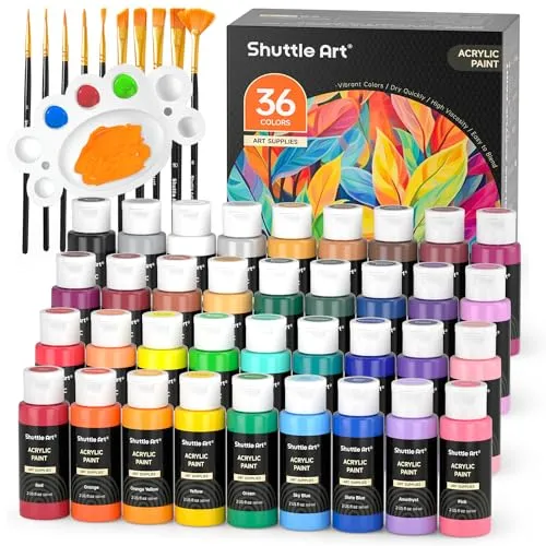 Shuttle Art Acrylfarben Set von Shuttle Art