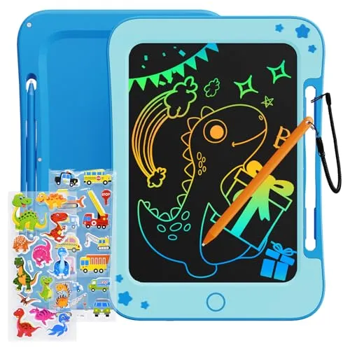 TEKFUN LCD Schreibtafel Kinder Spielzeug ab 3 4 5 6 7 Jahre alt Junge Mädchen, 8,5 Zoll Zaubertafel Kinder Maltafel für Geburtstag Weihnachten Geschenk 3+ Jahre alte Jungen Mädchen (Hellblau)