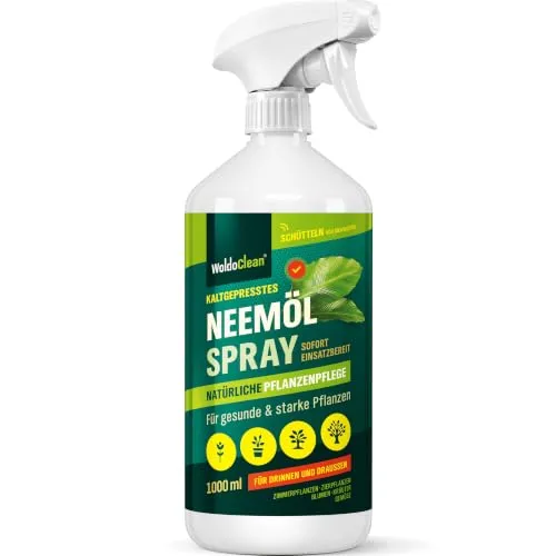 WoldoClean Neemöl Spray für Pflanzen mit Emulgator von WoldoClean