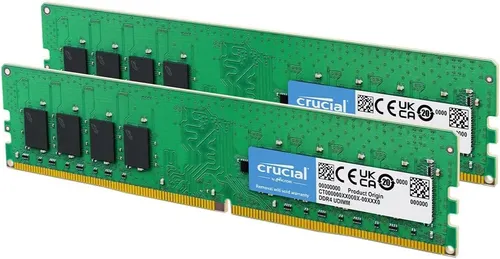 Crucial Speicher 32Gb 2x 16GB DDR4 3200MT/s CT16G4DFRA32A Desktop RAM 288Pin