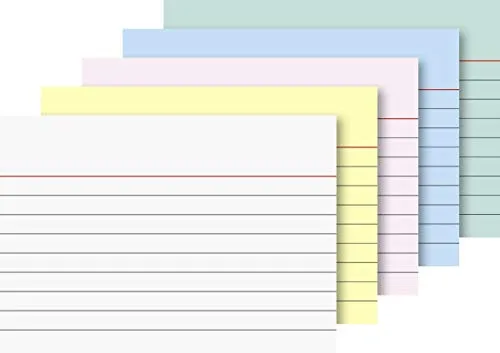 Brunnen 102279195 Karteikarte (A7 liniert, 200 Stück, eingeschweißt) sortiert