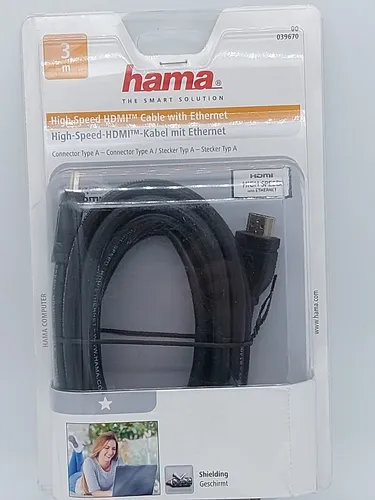HDMI-Kabel High Speed Abgeschirmt 4K Ultra HD Audio 5.1 - 7.1  3m KK4
