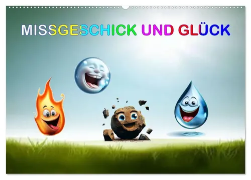 Ingrid Besenböck | Missgeschick und Glück (Wandkalender 2026 DIN A2 quer),...