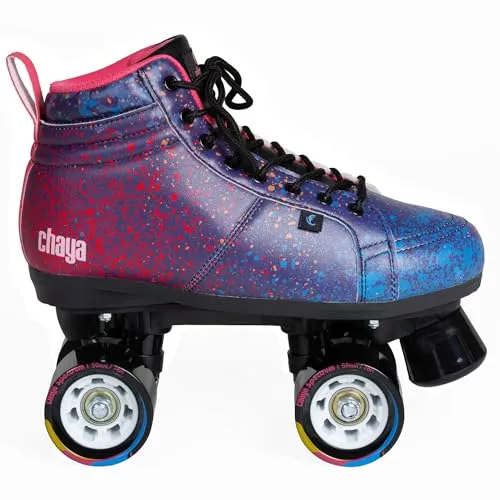 Chaya Roller Skates Airbrush - Unisex in Blau - Inliner mit 59mm/78A Rollen und ABEC 7 Kugellagern für hervorragende Performance, ideal für Anfänger und Fortgeschrittene.