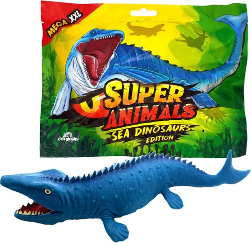 DeAgostini Super Animals - Sea Dinosaurs Edition - Sammelfigur Sea Dino - Figur 6. Mosasaurus Hoffmannii