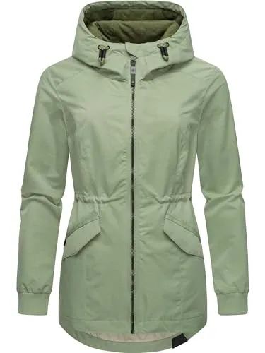 RAGWEAR Dowey Tech Damen Outdoorjacke - Funktionsjacke, stylisch und wasserdicht mit einer Wassersäule von 11.000 mm, perfekt für Outdoor-Aktivitäten in der Übergangszeit.