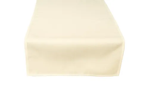 matches21 HOME & HOBBY Tischdecke Tischdecke 85 x 85 cm für Küche & Esstisch in Cremeweiß (1-tlg), Waschbares Tischtuch mit Lotuseffekt