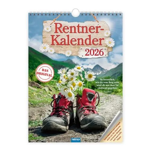 TROETSCH TRÖTSCH Bildkalender 2026 Rentner 24x33cm von TROTSCH
