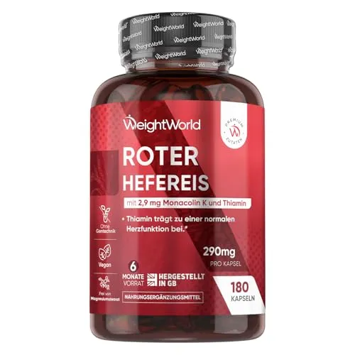 WeightWorld Rote Hefereiskapseln
