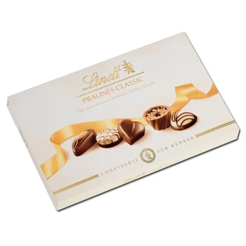 Lindt Pralines Classic Schokolade 125g - Schokoladenbonbons & Pralinen, exquisite Pralinenmischung von Lindt, perfekt für jeden Anlass und Liebhaber feiner Schokolade.