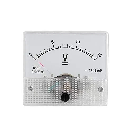 Amperemeter, analog, aktuell, professionell, langlebig, 2,5 Genauigkeit, Spannung Voltmeter, analog, Panel, Amperemeter, Voltmeter, aktuell, DC 85, analog current (DC 0 – 15 V)