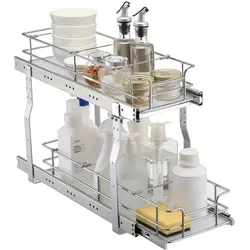 VEVOR 2-stufiger Ausziehbarer Schrank-Organizer