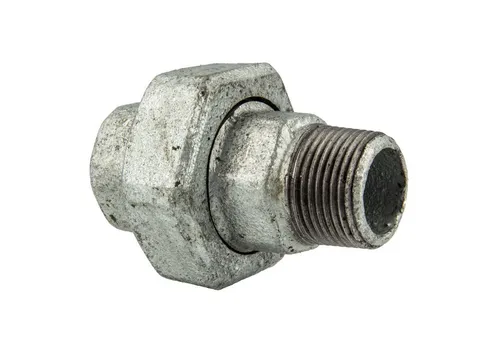 GEBO Gewindefitting Temperguss-Gewindefitting verzinkt Verschraubung konisch dichtend, 3/4 Zoll
