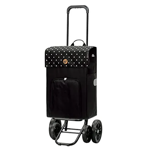 ANDERSEN Quattro Shopper Malit schwarz 49 L