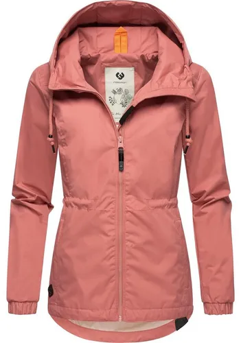 Ragwear Damen Übergangsjacke Danka Old Pink 3XL - Funktionsjacken: Wasserfest und windabweisend, ideal für Outdoor-Aktivitäten und modische Auftritte.